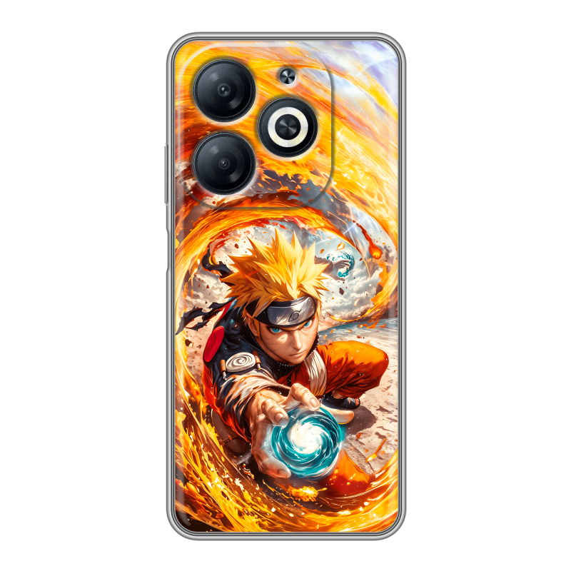Силиконовый чехол на Infinix Smart 8 с принтом Аниме Наруто Naruto Силиконовый чехол на Infinix Smart 8 с принтом Аниме Наруто Naruto