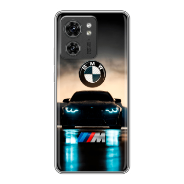 Силиконовый чехол на Motorola Edge 40 с принтом БМВ BMW Силиконовый чехол на Motorola Edge 40 с принтом БМВ BMW