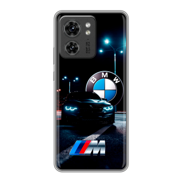 Силиконовый чехол на Motorola Edge 40 с принтом БМВ BMW Силиконовый чехол на Motorola Edge 40 с принтом БМВ BMW