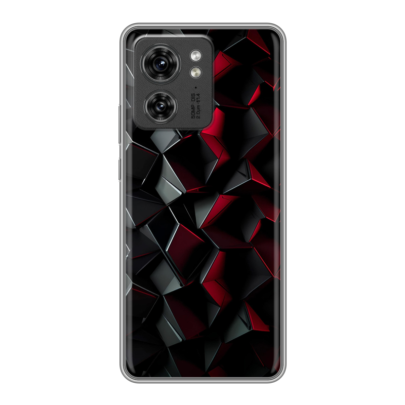 Силиконовый чехол на Motorola Edge 40 с принтом Абстракция Силиконовый чехол на Motorola Edge 40 с принтом Абстракция