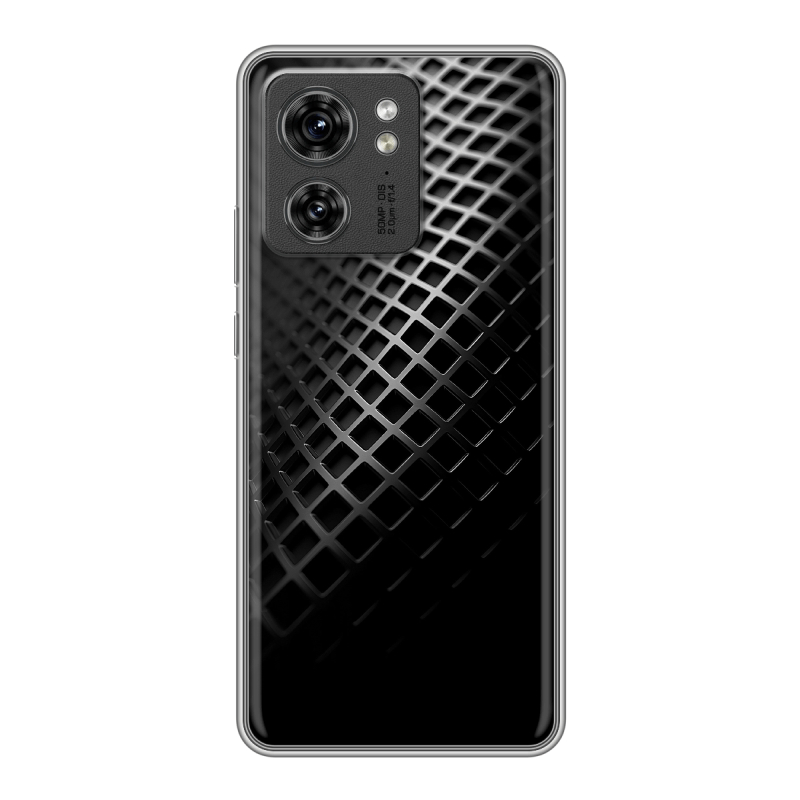 Силиконовый чехол на Motorola Edge 40 с принтом Текстура металла Силиконовый чехол на Motorola Edge 40 с принтом Текстура металла
