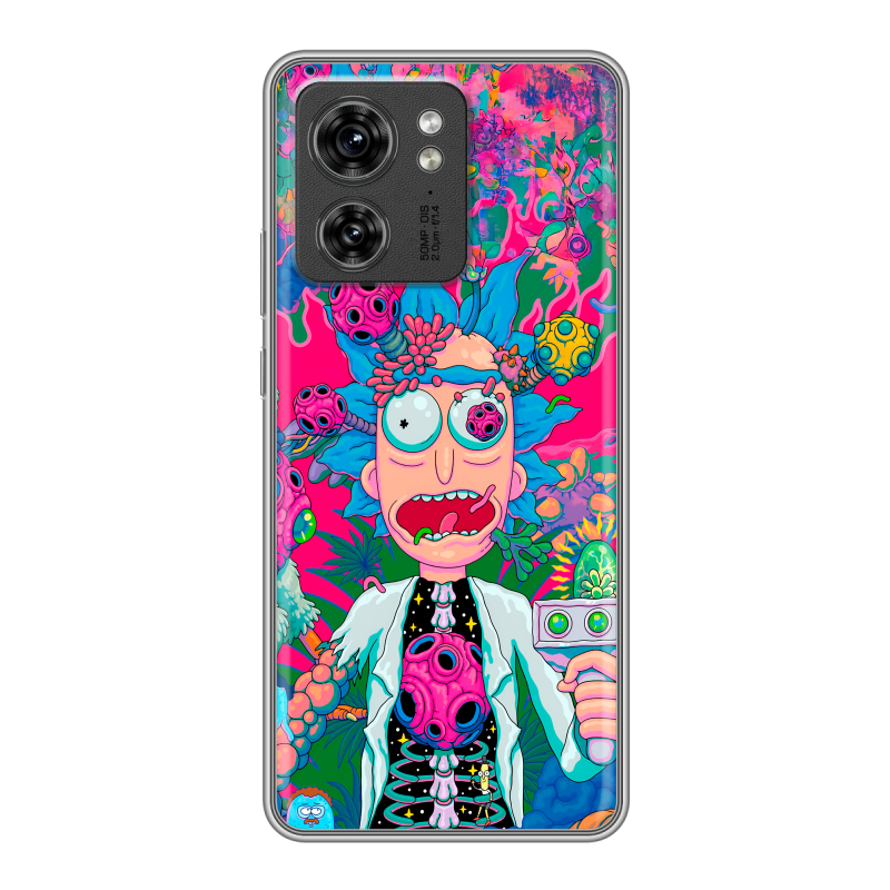 Силиконовый чехол на Motorola Edge 40 с принтом Рик и Морти Rick Morty Силиконовый чехол на Motorola Edge 40 с принтом Рик и Морти Rick Morty
