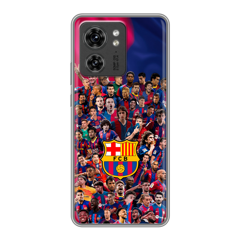 Силиконовый чехол на Motorola Edge 40 с принтом Барселона Barcelona Силиконовый чехол на Motorola Edge 40 с принтом Барселона Barcelona