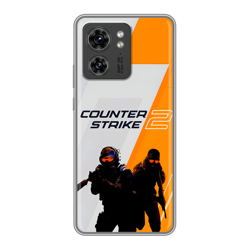 Силиконовый чехол на Motorola Edge 40 с принтом Counter Strike Силиконовый чехол на Motorola Edge 40 с принтом Counter Strike