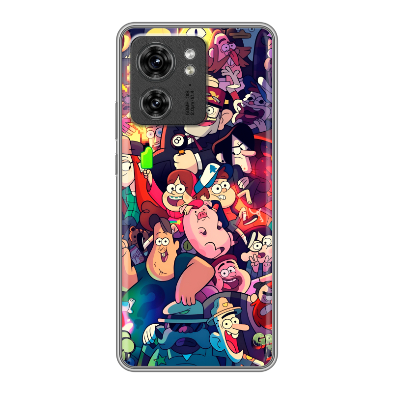 Силиконовый чехол на Motorola Edge 40 с принтом Gravity Falls Гравити Фолз Силиконовый чехол на Motorola Edge 40 с принтом Gravity Falls Гравити Фолз