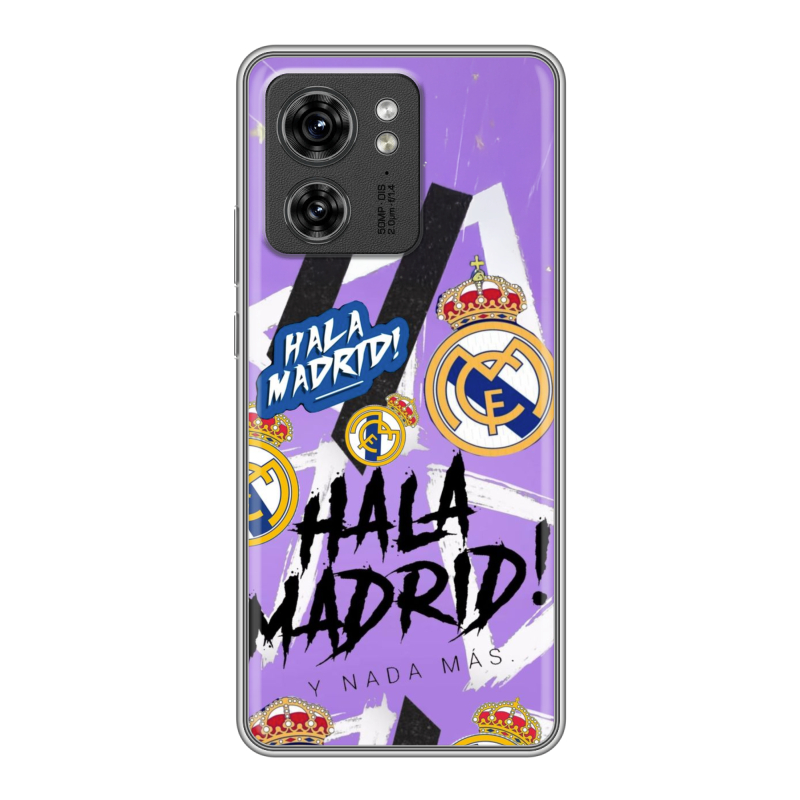 Силиконовый чехол на Motorola Edge 40 с принтом Real Madrid Реал Мадрид Силиконовый чехол на Motorola Edge 40 с принтом Real Madrid Реал Мадрид