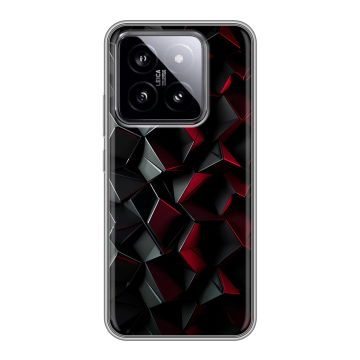 Силиконовый чехол на Xiaomi 14 с принтом Абстракция Силиконовый чехол на Xiaomi 14 с принтом Абстракция