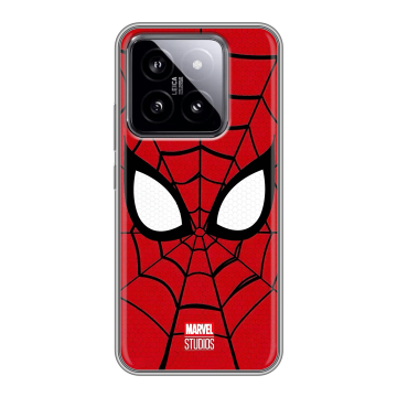 Силиконовый чехол на Xiaomi 14 с принтом человек паук spiderman