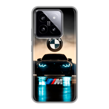 Силиконовый чехол на Xiaomi 14 с принтом БМВ BMW