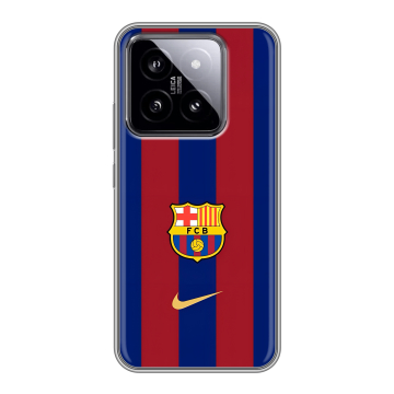 Силиконовый чехол на Xiaomi 14 с принтом Барселона Barcelona