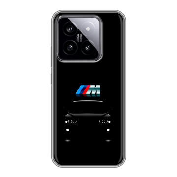 Силиконовый чехол на Xiaomi 14 с принтом БМВ BMW