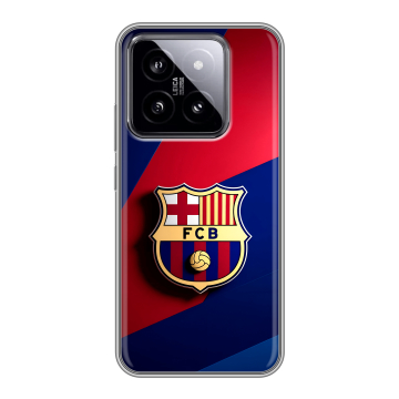 Силиконовый чехол на Xiaomi 14 с принтом Барселона Barcelona