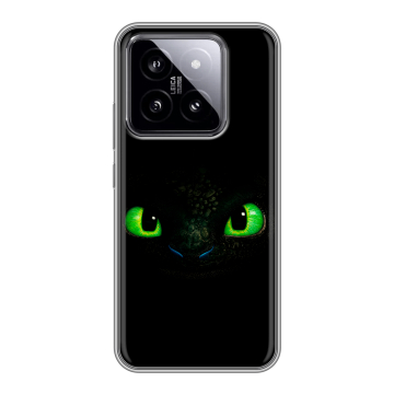 Силиконовый чехол на Xiaomi 14 с принтом Как приручить дракона Силиконовый чехол на Xiaomi 14 с принтом Как приручить дракона