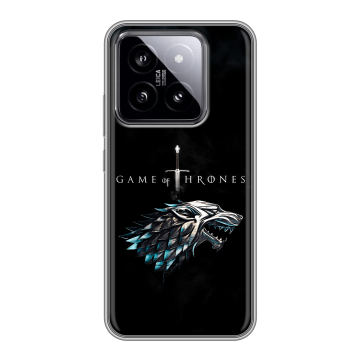 Силиконовый чехол на Xiaomi 14 с принтом Игра Престолов Game Thrones Силиконовый чехол на Xiaomi 14 с принтом Игра Престолов Game Thrones