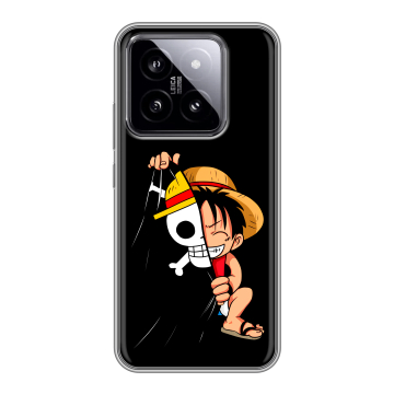 Силиконовый чехол на Xiaomi 14 с принтом One Piece Ван Пис