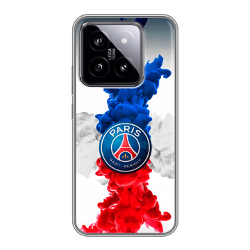 Силиконовый чехол на Xiaomi 14 с принтом PSG ПСЖ