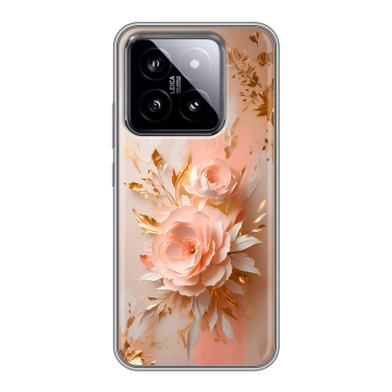 Силиконовый чехол на Xiaomi 14 с принтом женский