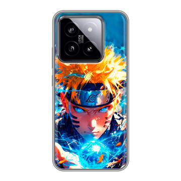 Силиконовый чехол на Xiaomi 14 с принтом Аниме Наруто Naruto