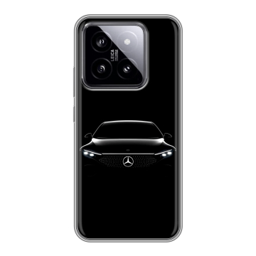 Силиконовый чехол на Xiaomi 14 с принтом Mercedes Мерседес Силиконовый чехол на Xiaomi 14 с принтом Mercedes Мерседес