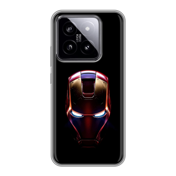 Силиконовый чехол на Xiaomi 14 с принтом IronMan Железный человек Силиконовый чехол на Xiaomi 14 с принтом IronMan Железный человек