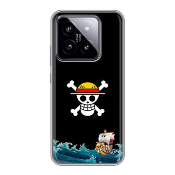 Силиконовый чехол на Xiaomi 14 с принтом One Piece Ван Пис Силиконовый чехол на Xiaomi 14 с принтом One Piece Ван Пис