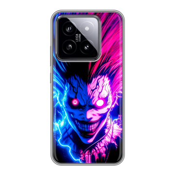 Силиконовый чехол на Xiaomi 14 с принтом Death note Тетрадь смерти