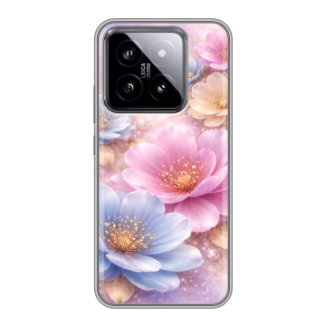 Силиконовый чехол на Xiaomi 14 с принтом женский Силиконовый чехол на Xiaomi 14 с принтом женский