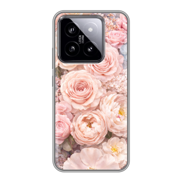 Силиконовый чехол на Xiaomi 14 с принтом женский Силиконовый чехол на Xiaomi 14 с принтом женский