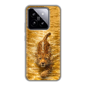 Силиконовый чехол на Xiaomi 14 с принтом женский Силиконовый чехол на Xiaomi 14 с принтом женский