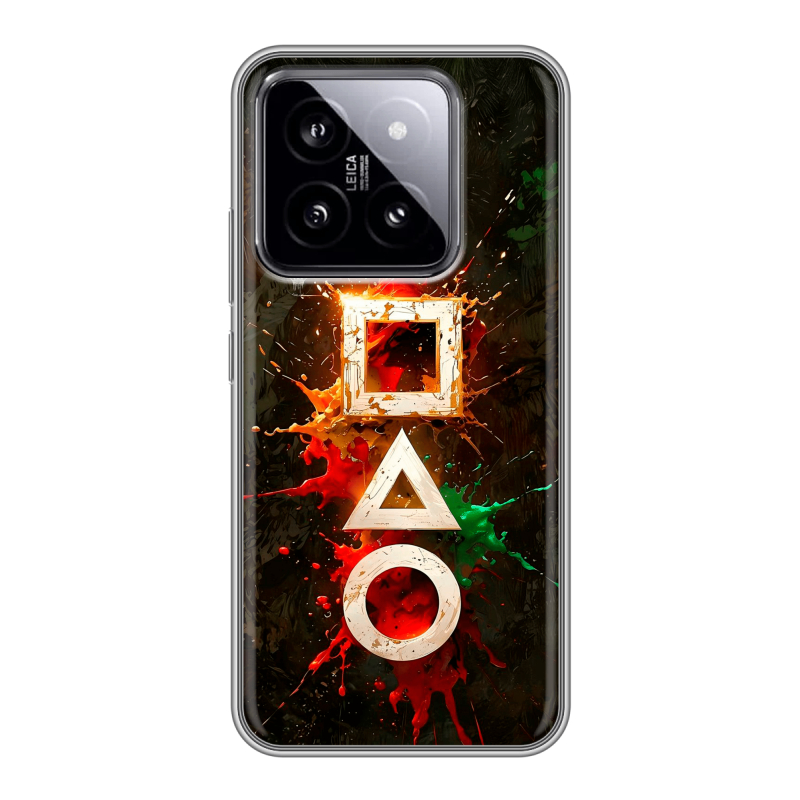 Силиконовый чехол на Xiaomi 14 с принтом Squid Game Игра кальмара Силиконовый чехол на Xiaomi 14 с принтом Squid Game Игра кальмара