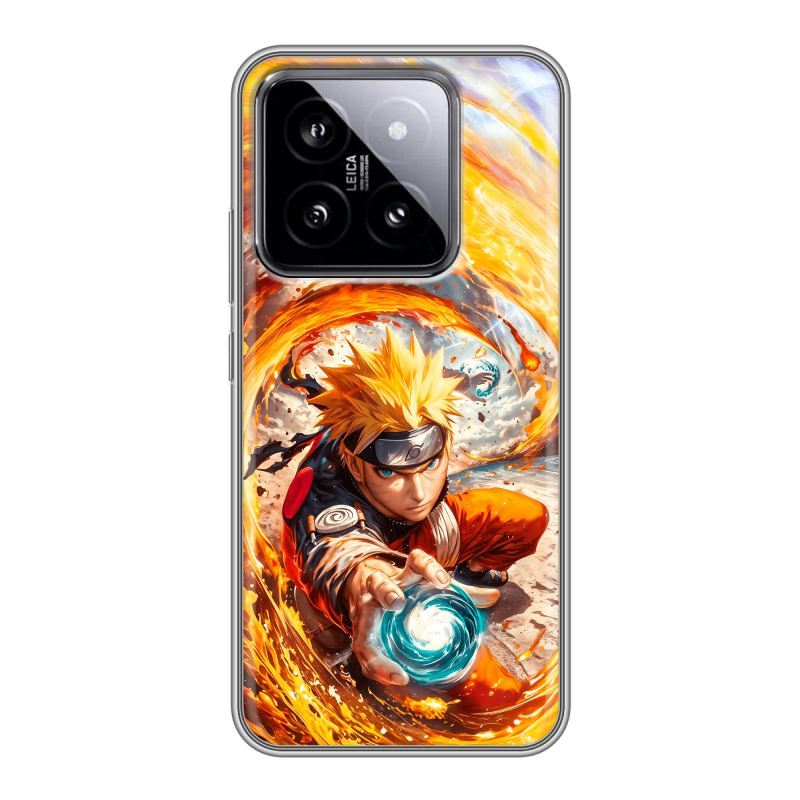 Силиконовый чехол на Xiaomi 14 с принтом Аниме Наруто Naruto Силиконовый чехол на Xiaomi 14 с принтом Аниме Наруто Naruto