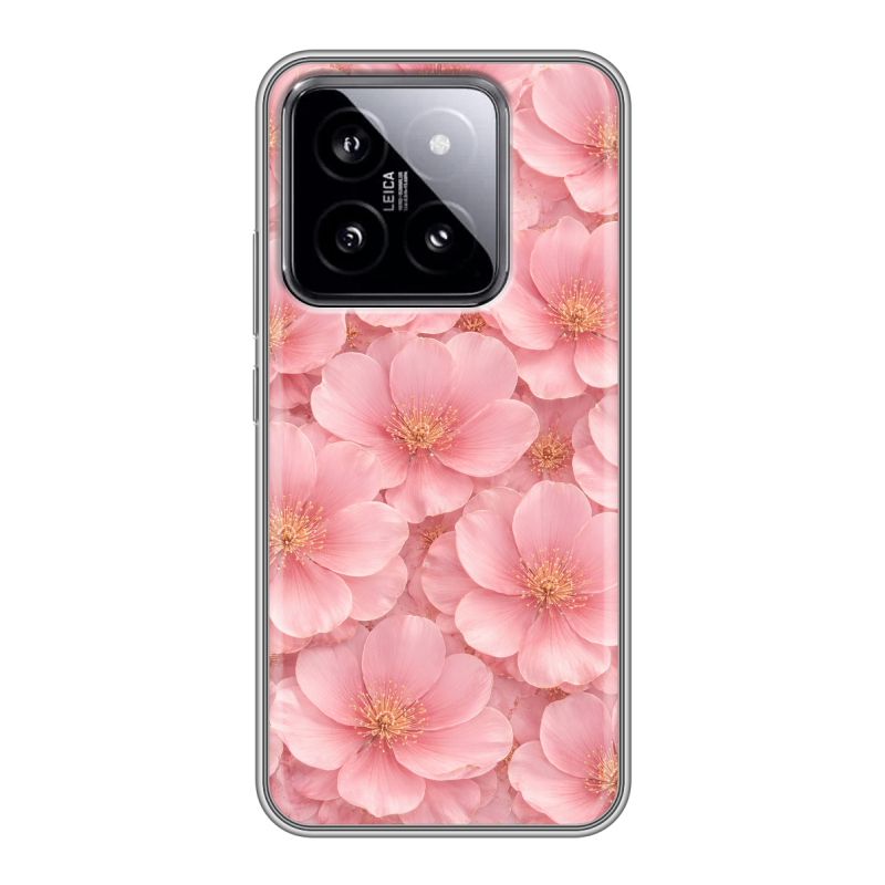 Силиконовый чехол на Xiaomi 14 с принтом женский Силиконовый чехол на Xiaomi 14 с принтом женский