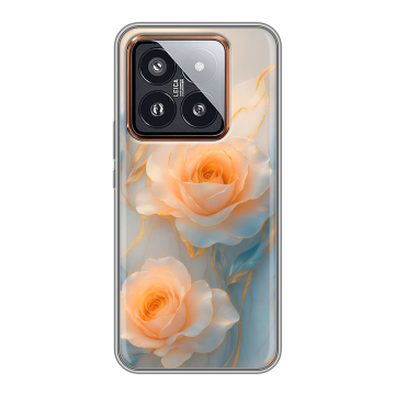 Силиконовый чехол на Xiaomi 14 Pro с принтом Женский