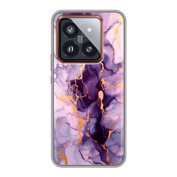 Силиконовый чехол на Xiaomi 14 Pro с принтом Мрамор Силиконовый чехол на Xiaomi 14 Pro с принтом Мрамор