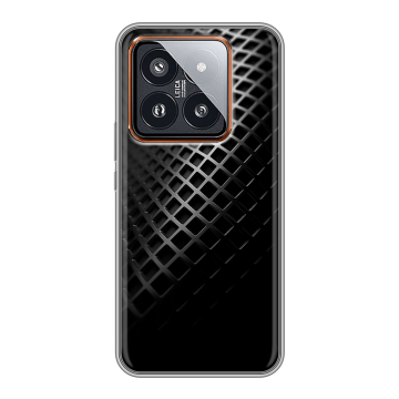 Силиконовый чехол на Xiaomi 14 Pro с принтом Текстура металла Силиконовый чехол на Xiaomi 14 Pro с принтом Текстура металла