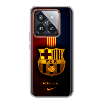Силиконовый чехол на Xiaomi 14 Pro с принтом Барселона Barcelona Силиконовый чехол на Xiaomi 14 Pro с принтом Барселона Barcelona
