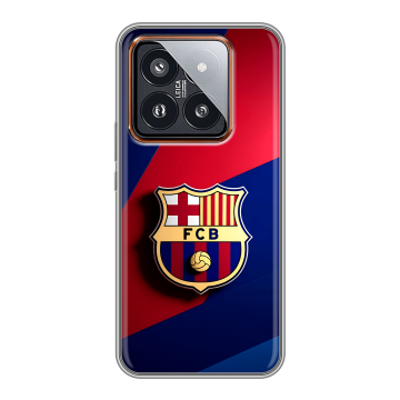 Силиконовый чехол на Xiaomi 14 Pro с принтом Барселона Barcelona Силиконовый чехол на Xiaomi 14 Pro с принтом Барселона Barcelona