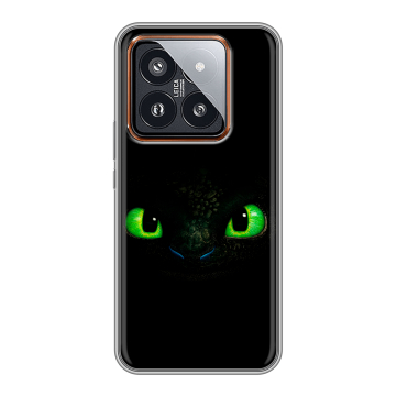 Силиконовый чехол на Xiaomi 14 Pro с принтом Как приручить дракона Силиконовый чехол на Xiaomi 14 Pro с принтом Как приручить дракона