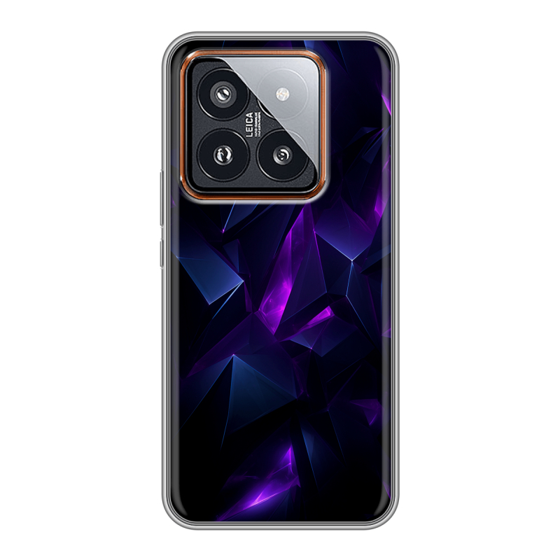 Силиконовый чехол на Xiaomi 14 Pro с принтом Абстракиция Силиконовый чехол на Xiaomi 14 Pro с принтом Абстракиция