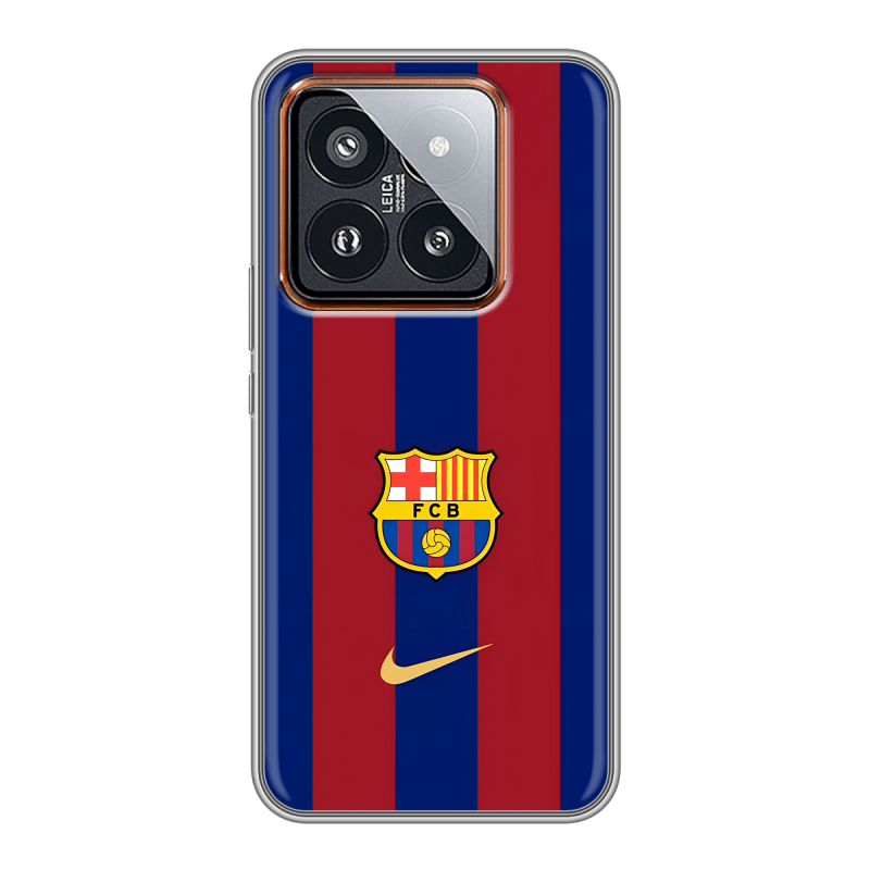 Силиконовый чехол на Xiaomi 14 Pro с принтом Барселона Barcelona Силиконовый чехол на Xiaomi 14 Pro с принтом Барселона Barcelona