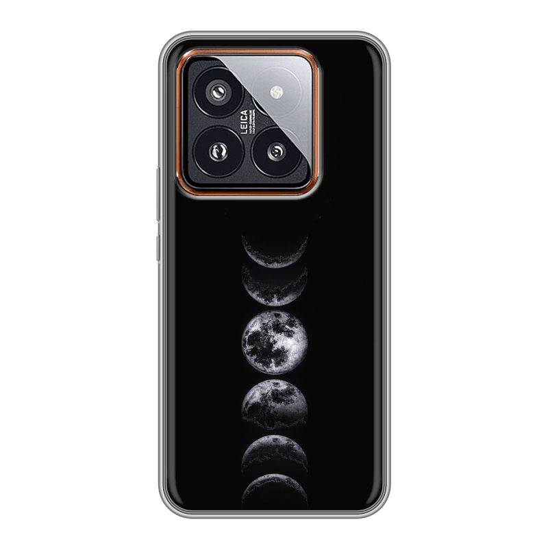 Силиконовый чехол на Xiaomi 14 Pro с принтом женский Силиконовый чехол на Xiaomi 14 Pro с принтом женский