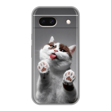 Силиконовый чехол на Google Pixel 8a с принтом Коты
