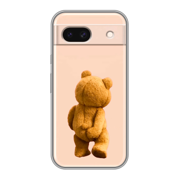 Силиконовый чехол на Google Pixel 8a с принтом Медведь Силиконовый чехол на Google Pixel 8a с принтом Медведь