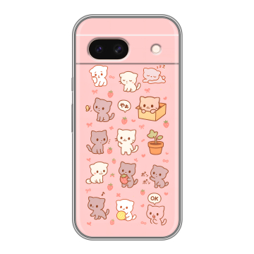 Силиконовый чехол на Google Pixel 8a с принтом Hello Kitty Хелоу Кити Силиконовый чехол на Google Pixel 8a с принтом Hello Kitty Хелоу Кити