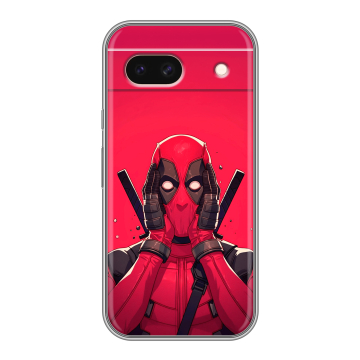 Силиконовый чехол на Google Pixel 8a с принтом Дедпул Deadpool Силиконовый чехол на Google Pixel 8a с принтом Дедпул Deadpool