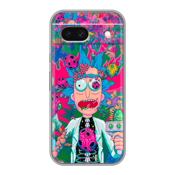 Силиконовый чехол на Google Pixel 8a с принтом Рик и Морти Rick Morty Силиконовый чехол на Google Pixel 8a с принтом Рик и Морти Rick Morty