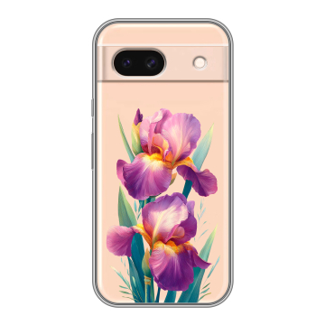 Силиконовый чехол на Google Pixel 8a с принтом Цветы орхидеи Силиконовый чехол на Google Pixel 8a с принтом Цветы орхидеи