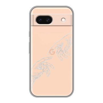 Силиконовый чехол на Google Pixel 8a с принтом Сотворение мира Силиконовый чехол на Google Pixel 8a с принтом Сотворение мира