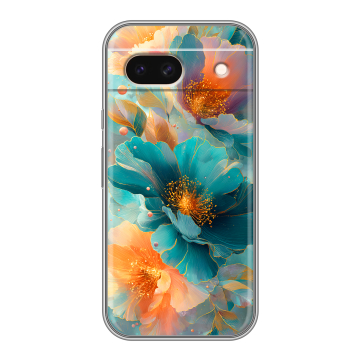 Силиконовый чехол на Google Pixel 8a с принтом Цветы Силиконовый чехол на Google Pixel 8a с принтом Цветы