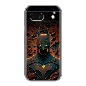 Силиконовый чехол на Google Pixel 8a с принтом Batman Бэтмен Силиконовый чехол на Google Pixel 8a с принтом Batman Бэтмен